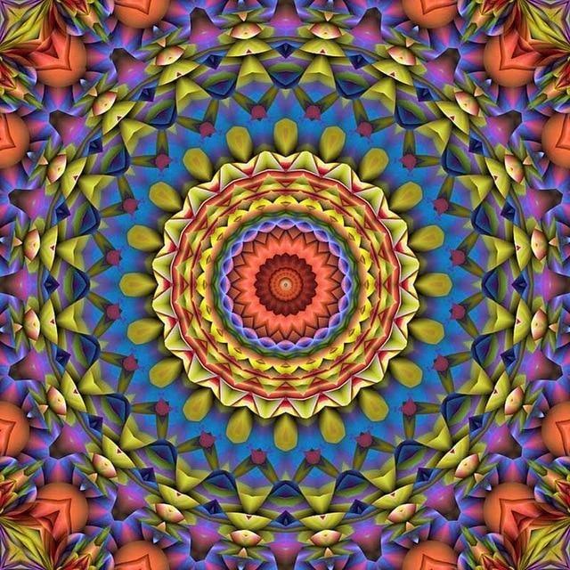 Colors Of Religion Mandala 5D DIY Paint By Diamond Kit - Paint by Diamond