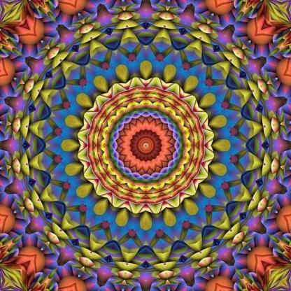 Colors Of Religion Mandala 5D DIY Paint By Diamond Kit - Paint by Diamond