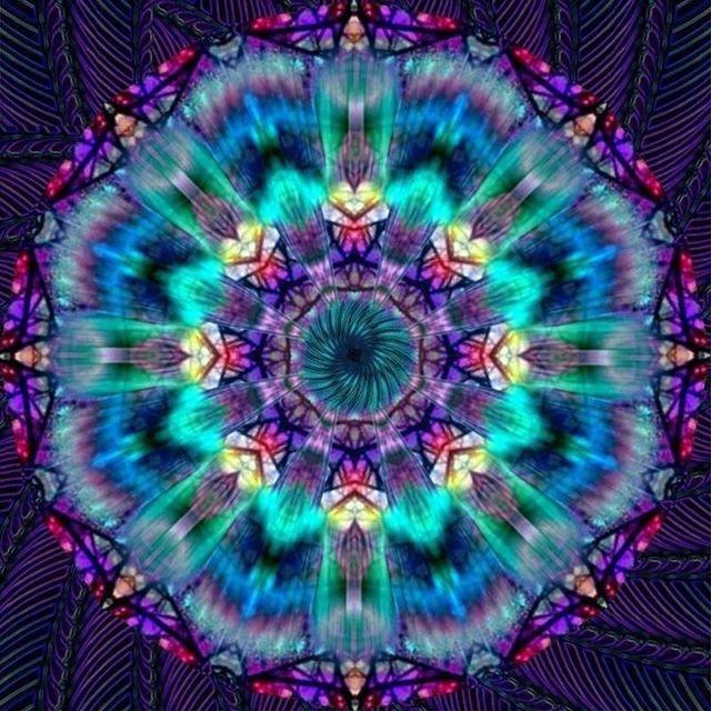 Fluorescent Religion Mandala 5D DIY Paint By Diamond Kit - Paint by Diamond