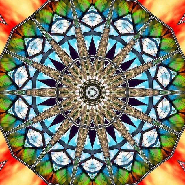 Dark Khaki Religion Mandala 5D DIY Paint By Diamond Kit - Paint by Diamond