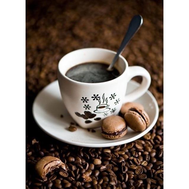 Coffee Cup 5D DIY Paint By Diamond Kit - Paint by Diamond