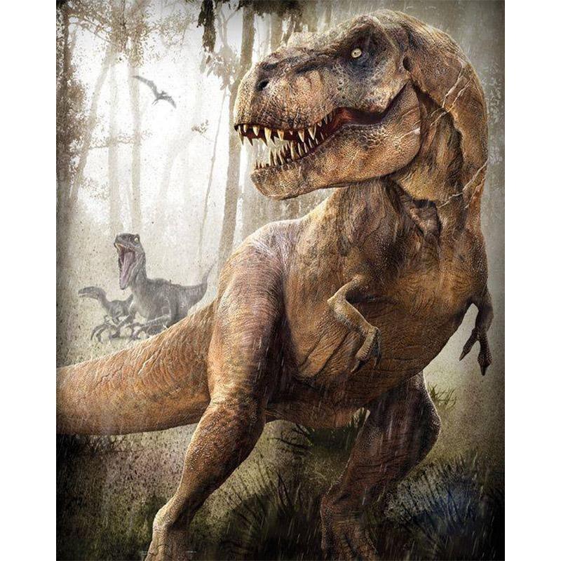 Animal dinosaurs 5D DIY Paint By Diamond Kit - Paint by Diamond