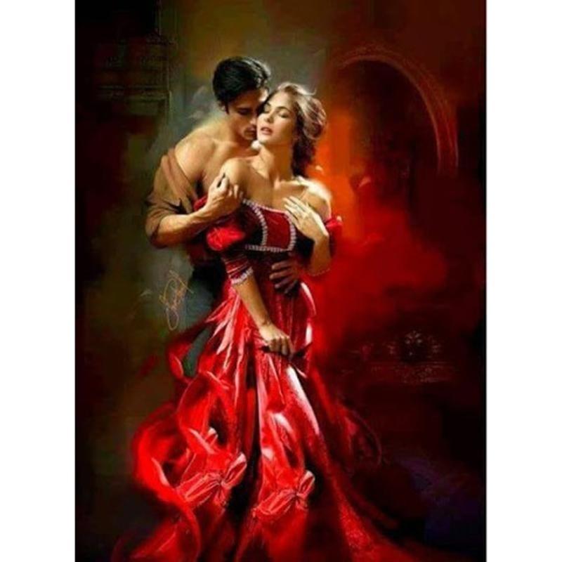 Man and Woman 5D DIY Paint By Diamond Kit - Paint by Diamond