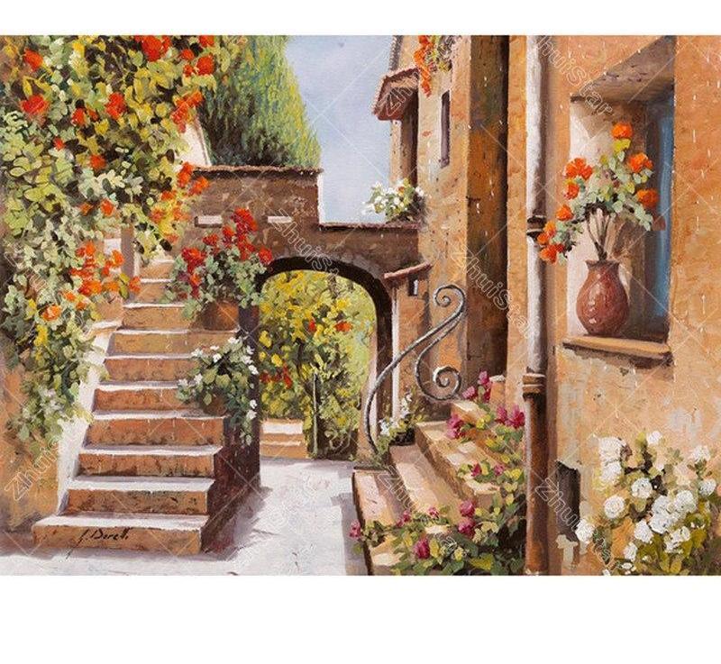 Street Garden 5D DIY Paint By Diamond Kit – Original Paint By Diamond