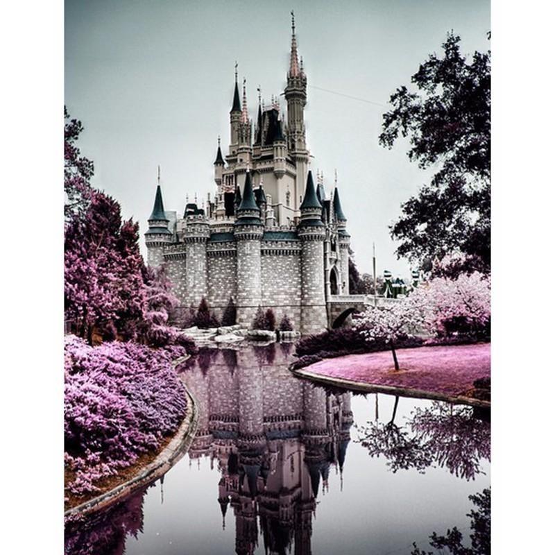 Cross Stitch Castle 5D DIY Paint By Diamond Kit – Original Paint By Diamond