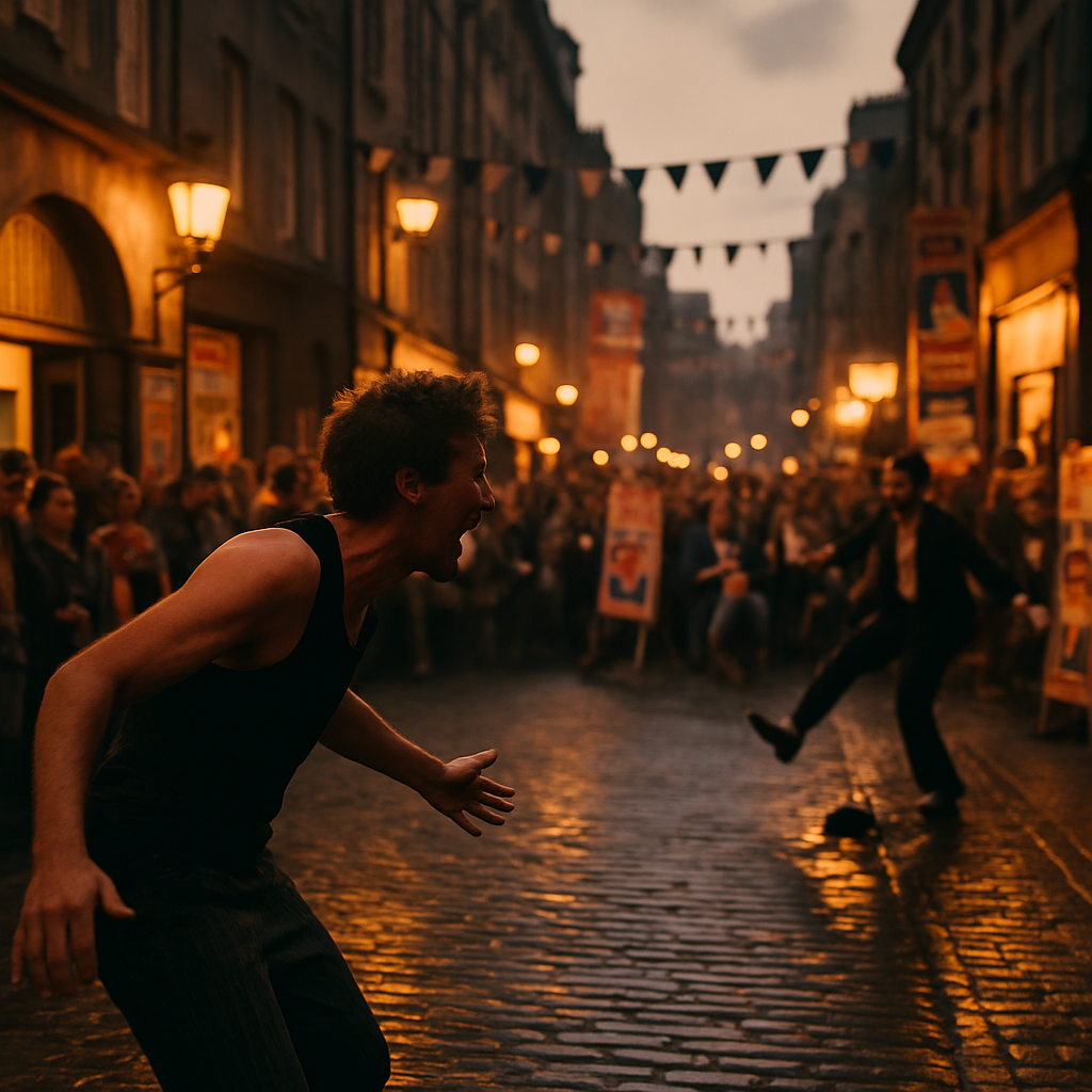 Edinburgh Festival Fringe paint by diamonds