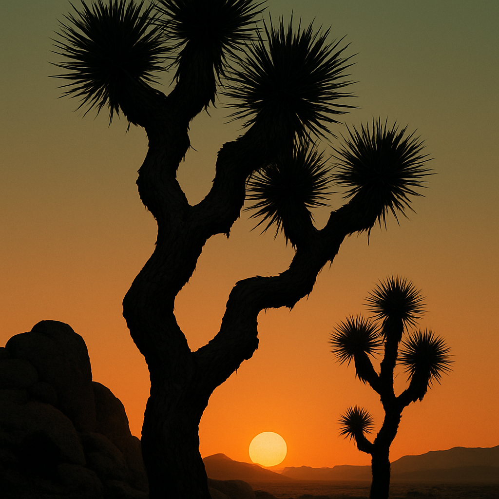 Joshua Tree National Park Yucca paint by diamond