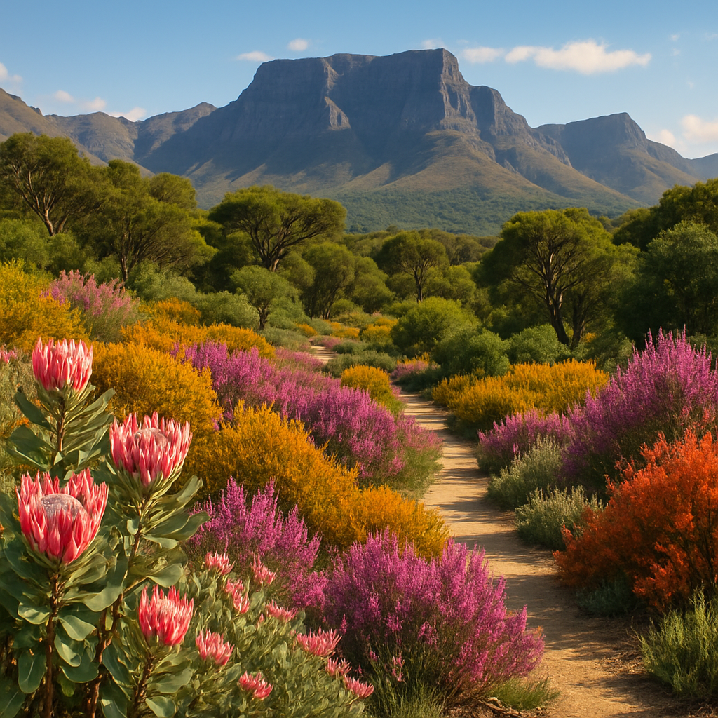 Kirstenbosch National Botanical Garden paint by diamond