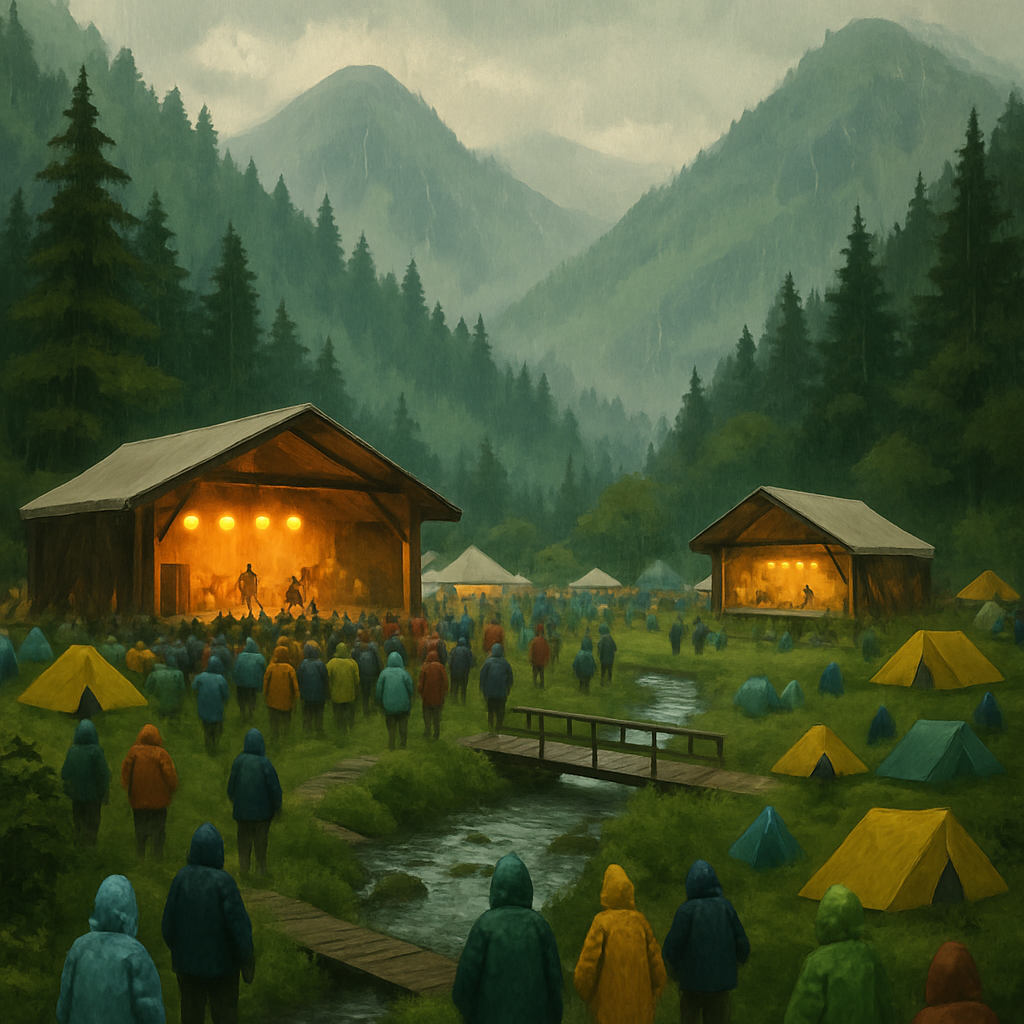 Fuji Rock Festival paint by diamonds