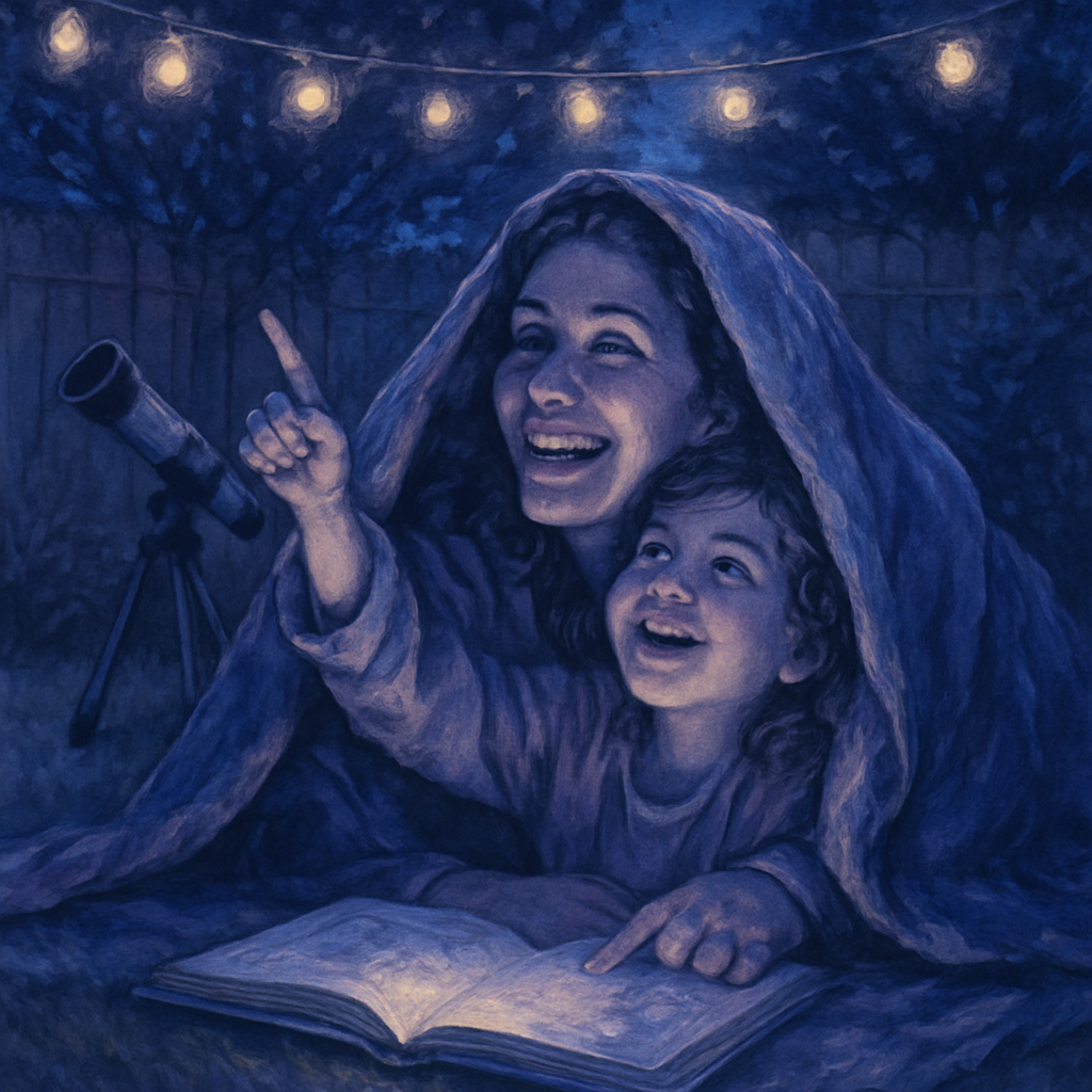 Storytime Under Stars Building Dreams Together diamonded painting kits