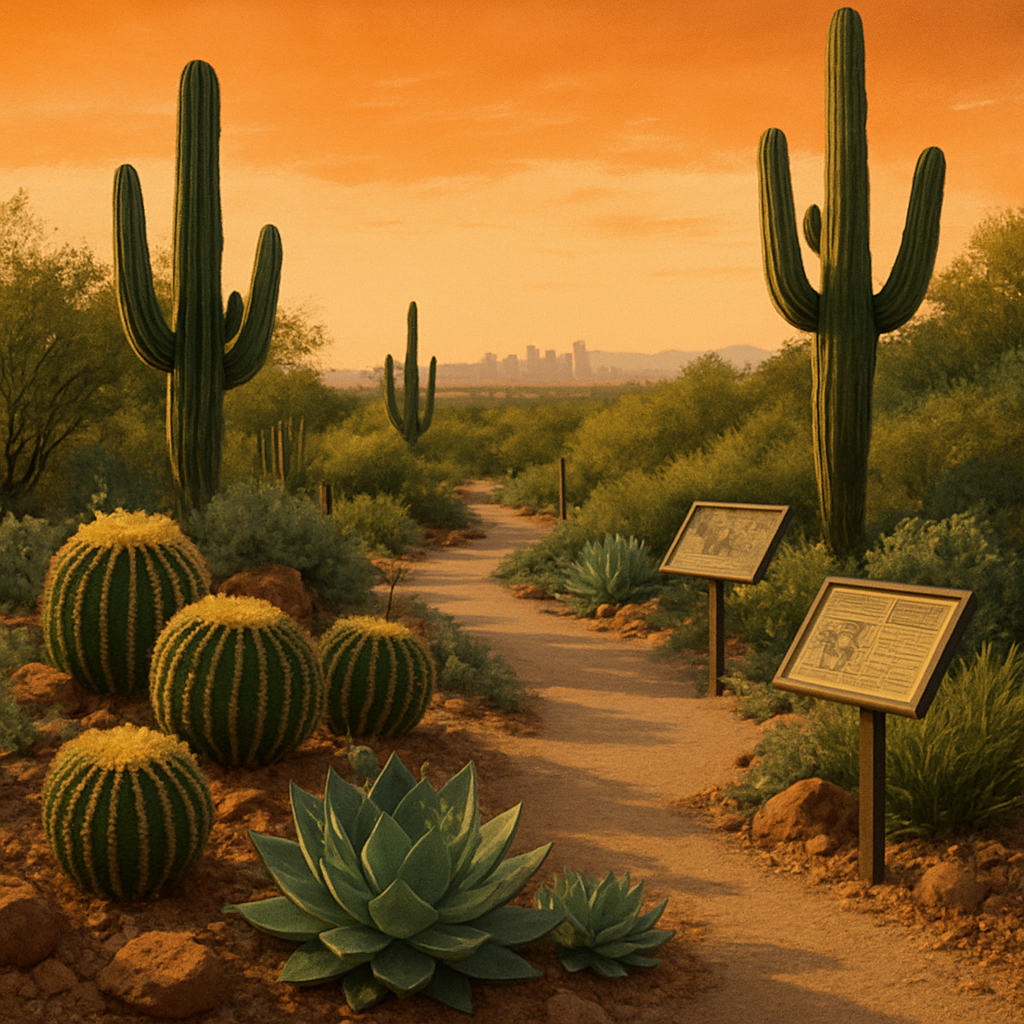 Desert Botanical Garden Phoenix paint by diamond