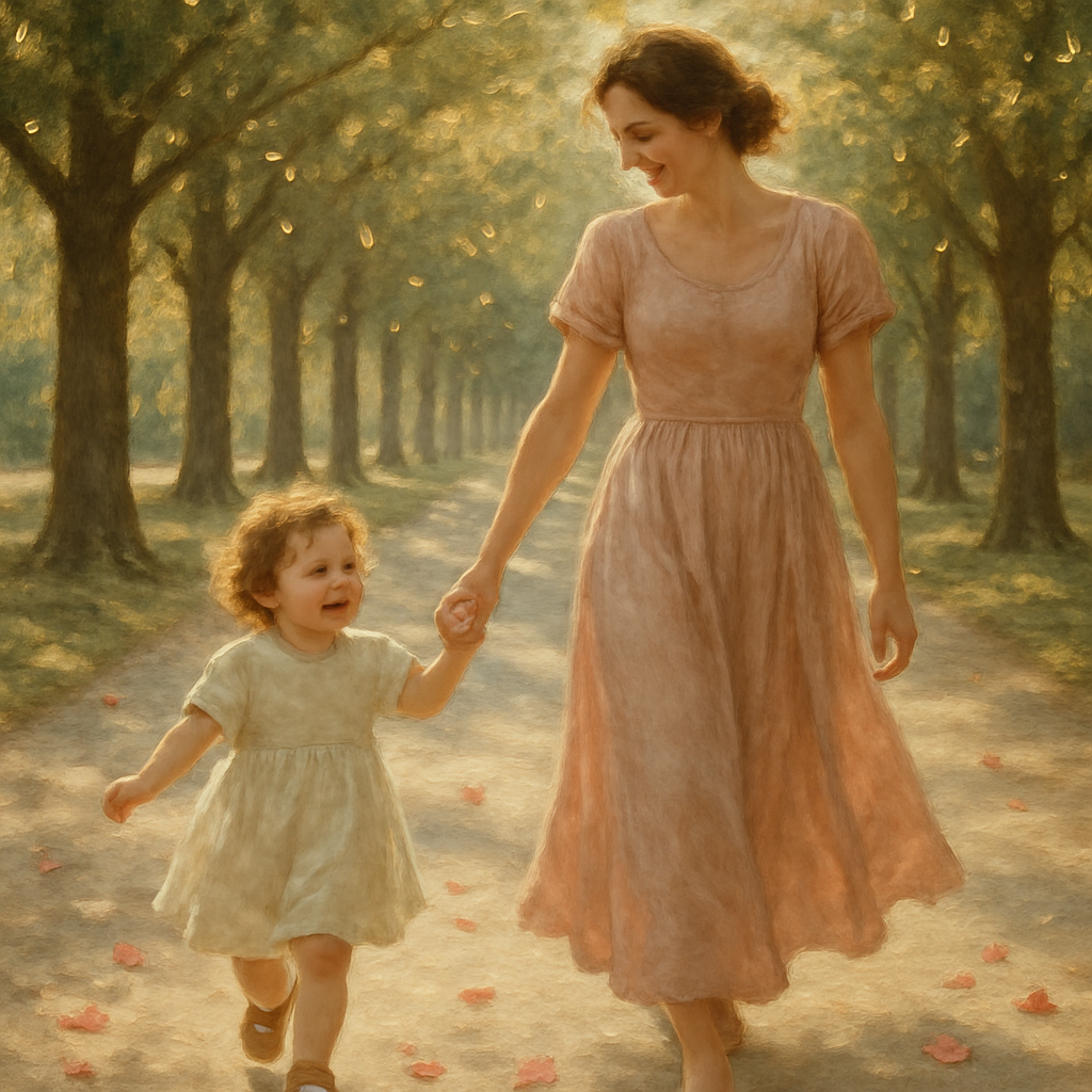 Everlasting Bond A Rose Tinted Afternoon Walk diamonded painting kits
