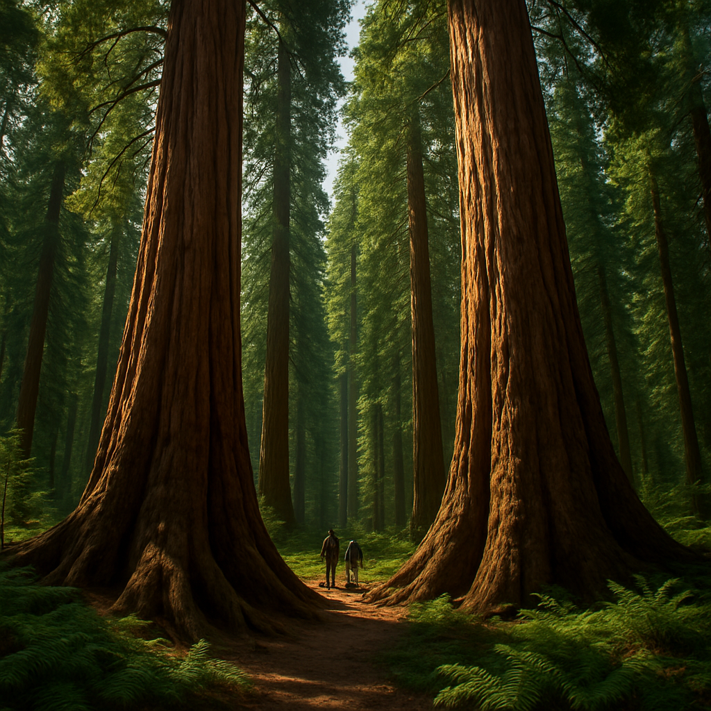 Giant Sequoia Sequoiadendron Giganteum Painting by diamonds kit
