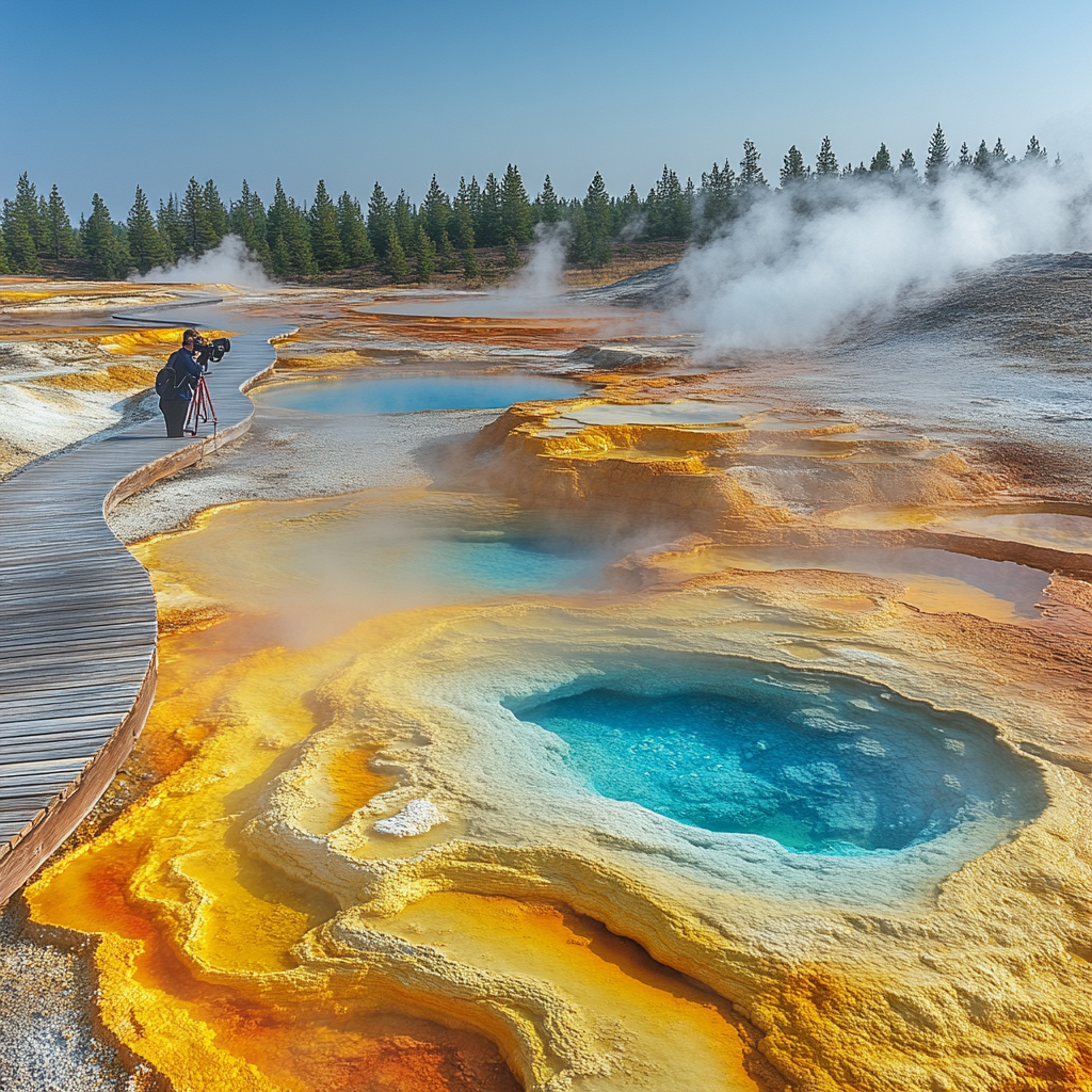 Yellowstone Geyser Basin Paint by diamonds art