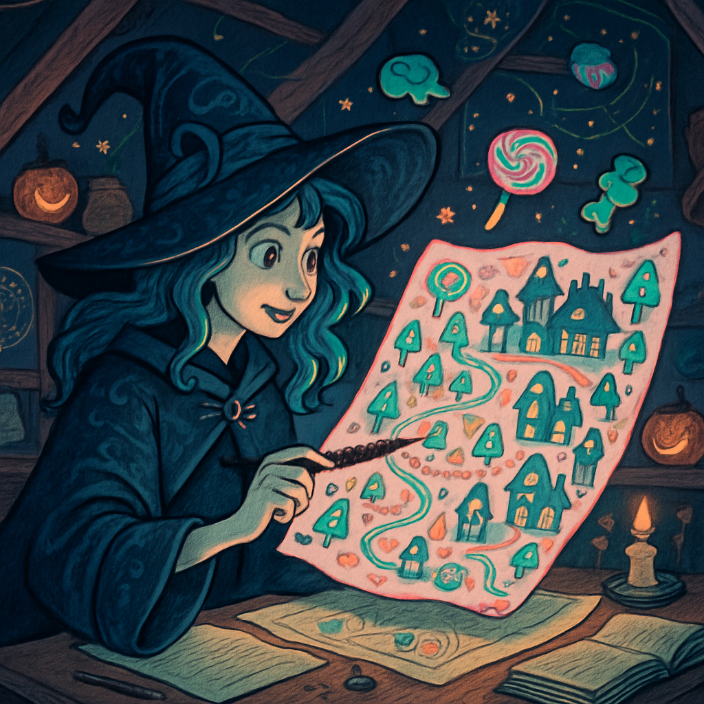 Midnight Candy Cartographer DIY paint by diamonds