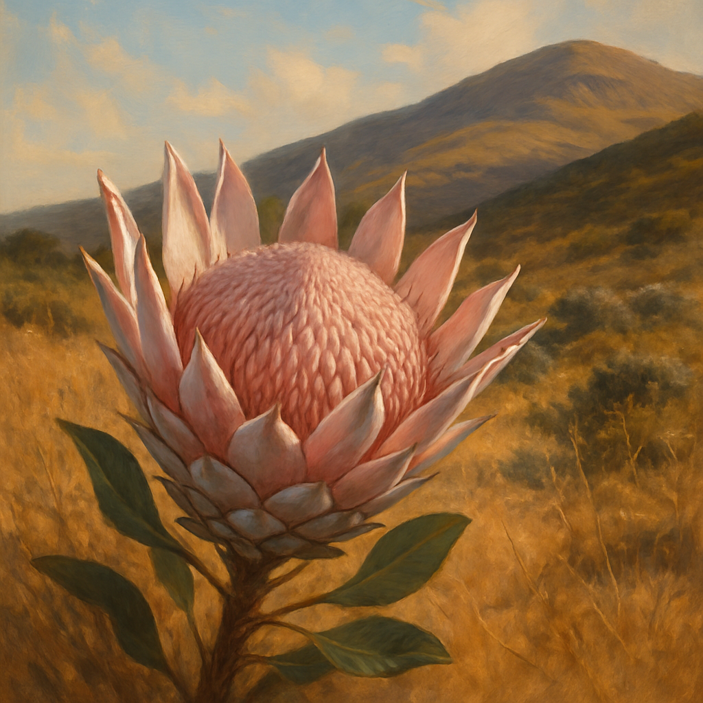 King Protea Protea Cynaroides Paint by diamonds art