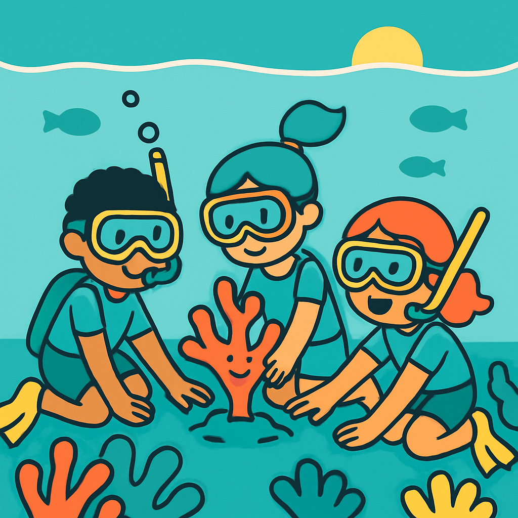 Coral Reef Rangers DIY paint by diamonds