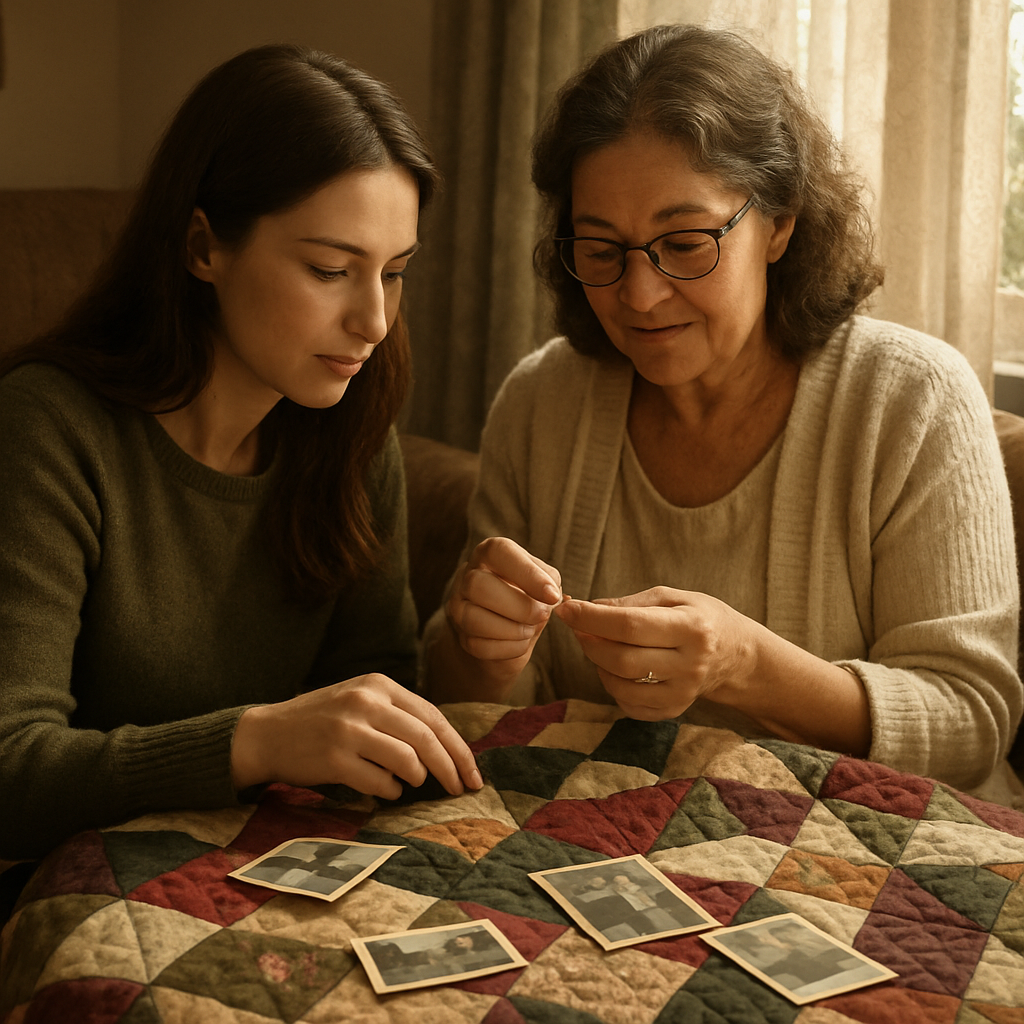 Heirloom Quilt Of Shared Memories paint by diamond