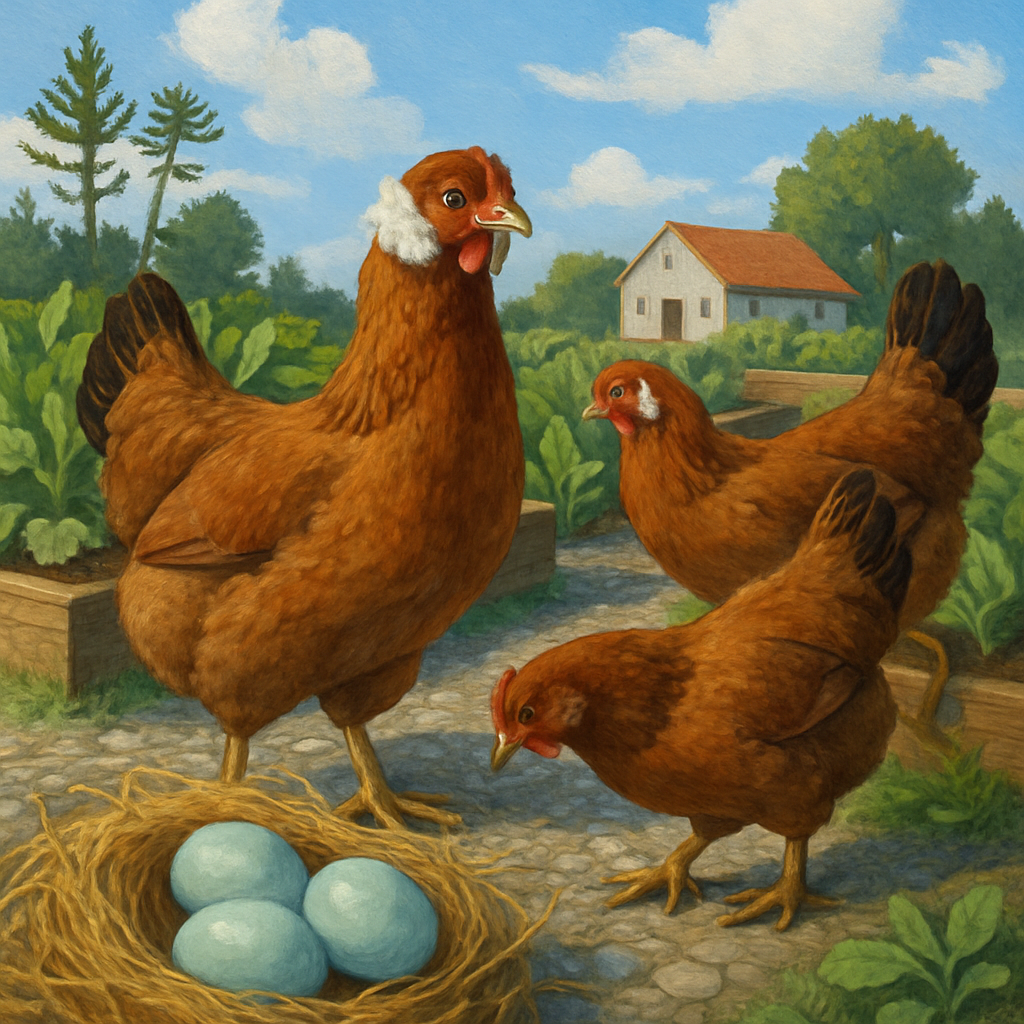 Araucana Chicken diamond painting