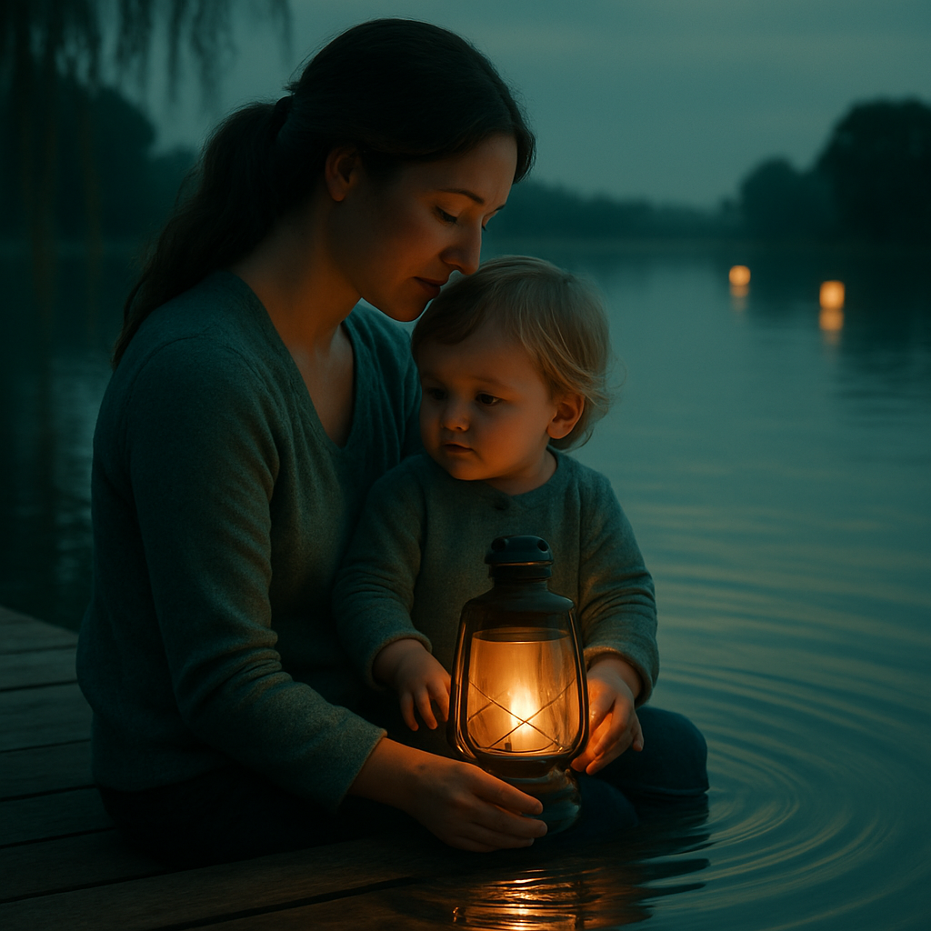 Lullaby Of The Lantern Lake painting diamond kit