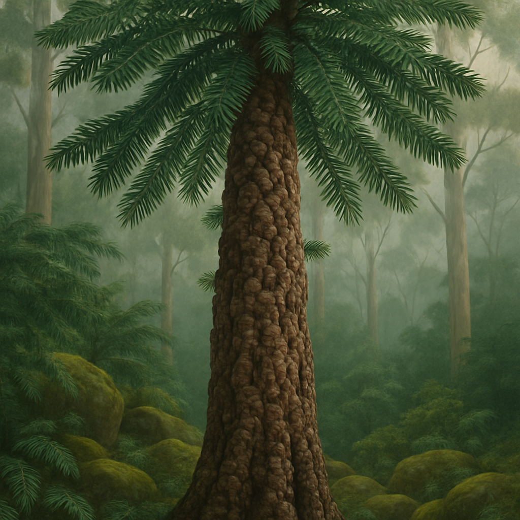 Wollemi Pine Wollemia Nobilis paint by diamonds