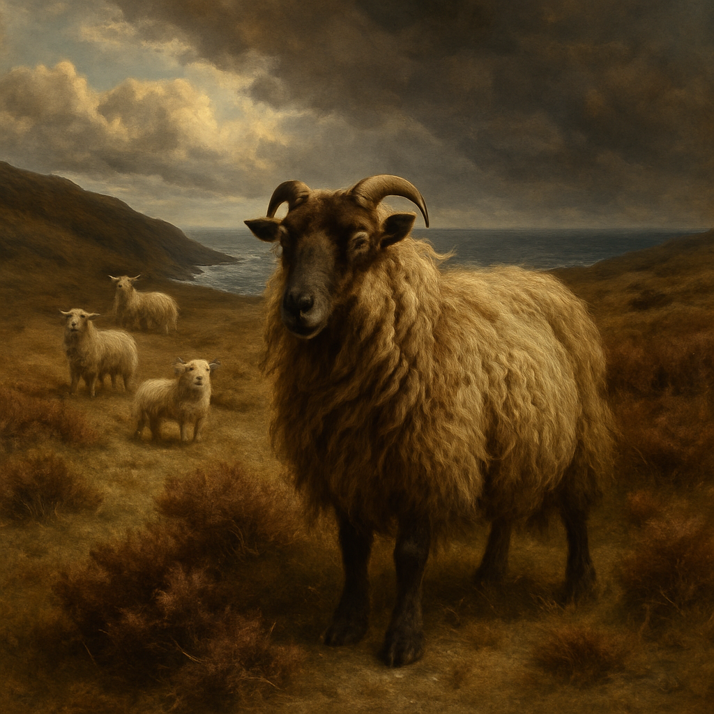 Soay Sheep - United Kingdom painting diamond kit