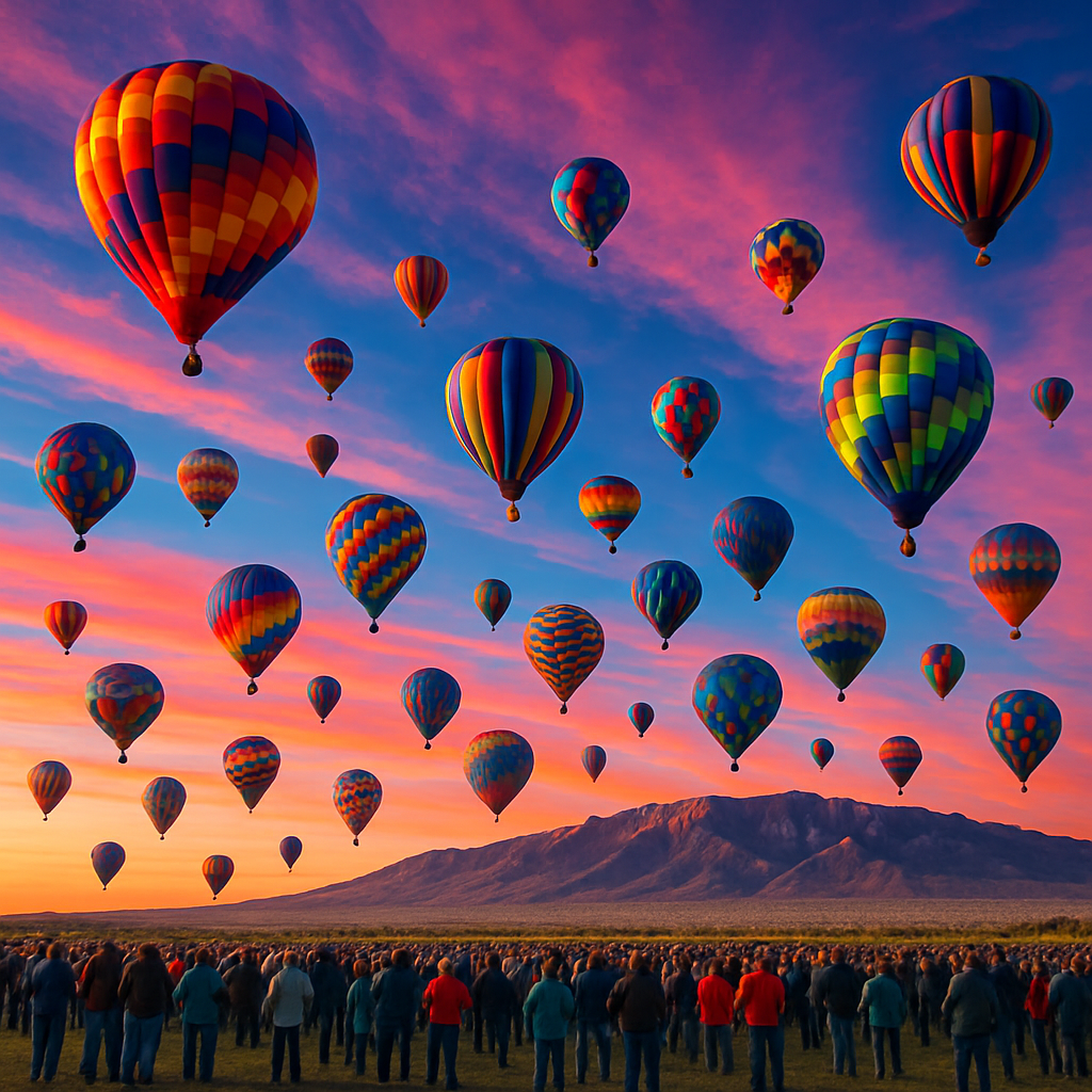 Albuquerque International Balloon Fiesta paint by diamonds