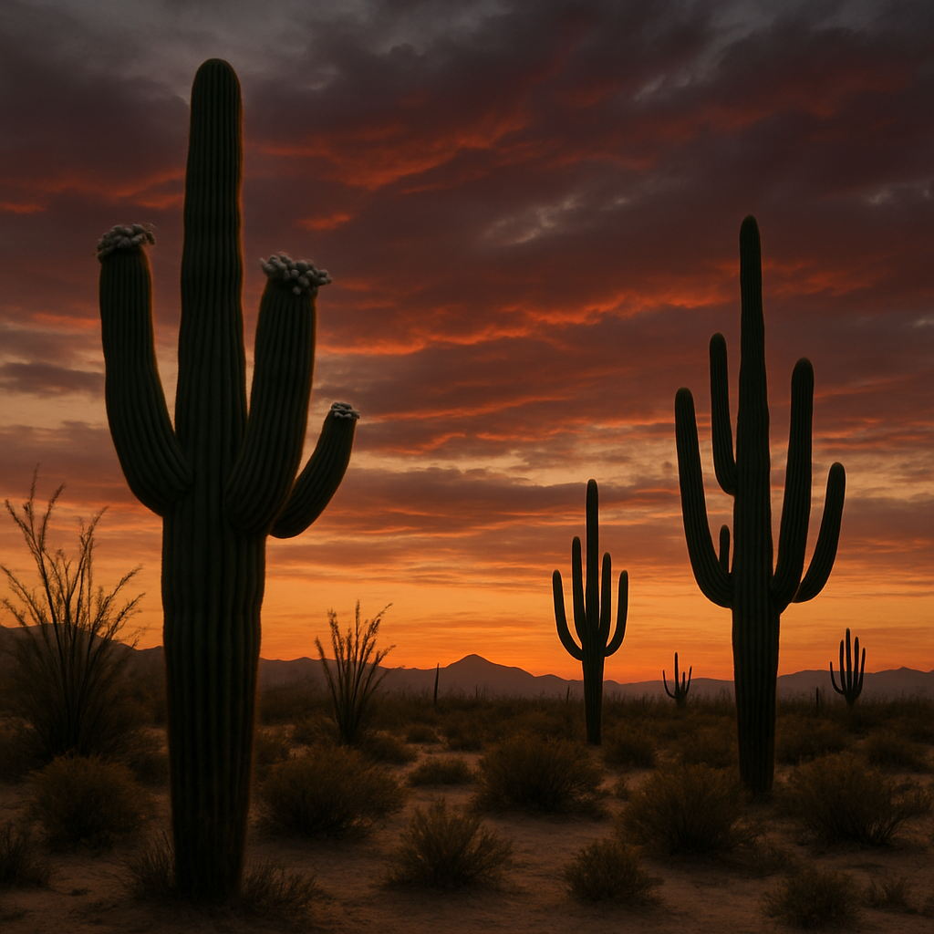Saguaro Cactus Carnegiea Gigantea Paint by diamonds kits