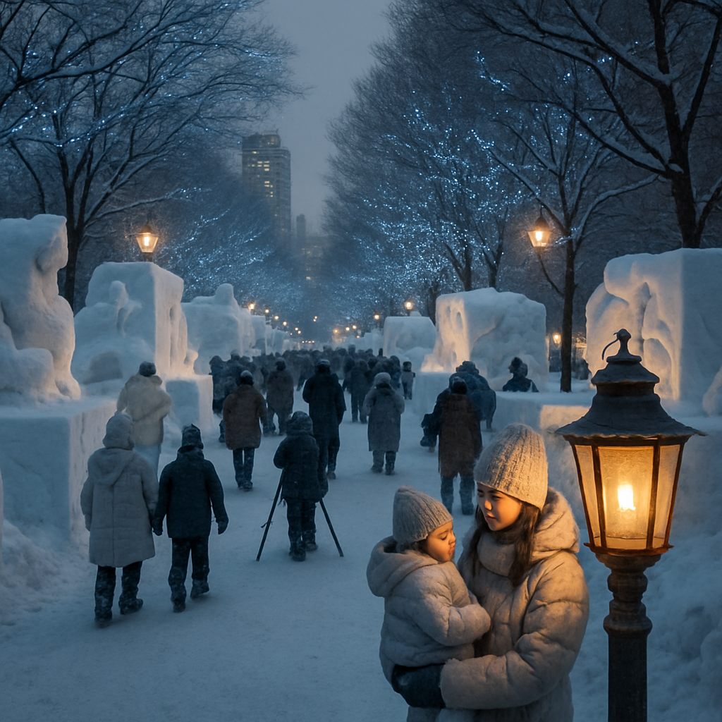 Sapporo Snow Festival diamond painting