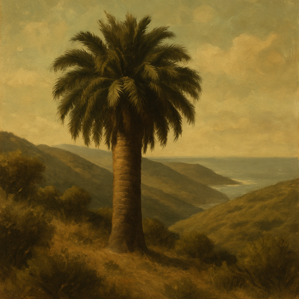 Chilean Wine Palm Jubaea Chilensis Paint by diamonds kits