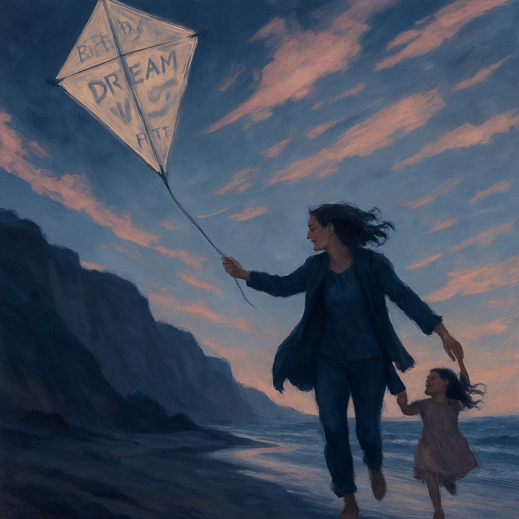 Twilight Kite Of Whispered Wishes DIY paint by diamonds