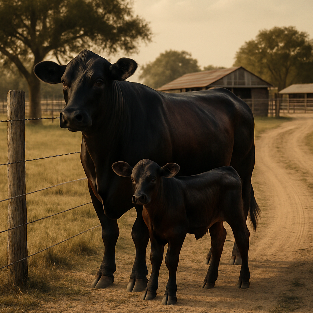 Brangus Cattle - United States Painting by diamonds kit