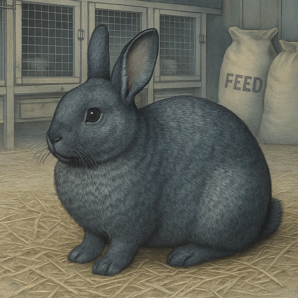 Silver Fox Rabbit - Canada diamond painting