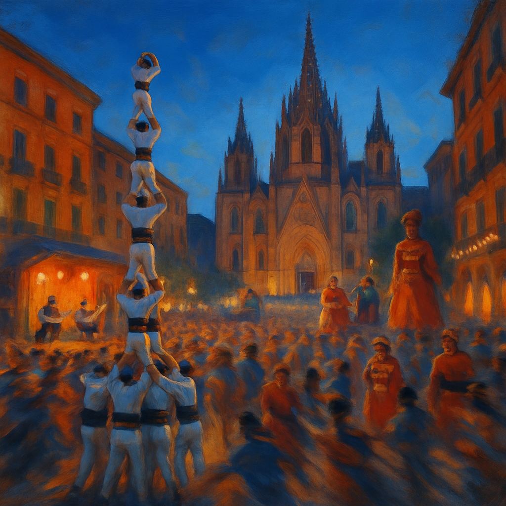 La Merce Festival Barcelona DIY paint by diamonds