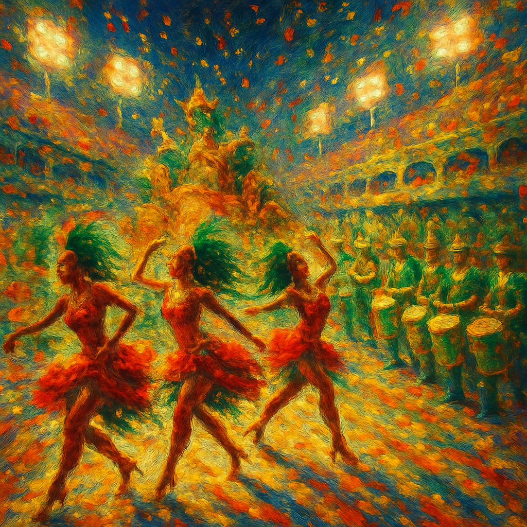Rio Carnival Paint by diamonds art