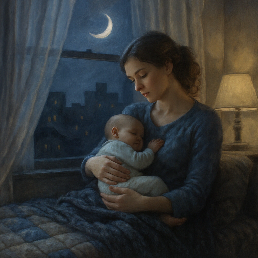 Moonbeam Lullaby By The Window paint by diamond
