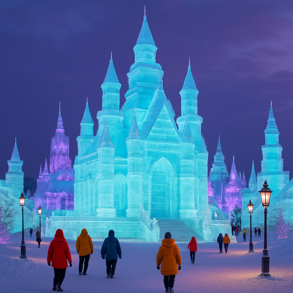 Harbin Ice And Snow Festival diamond painting