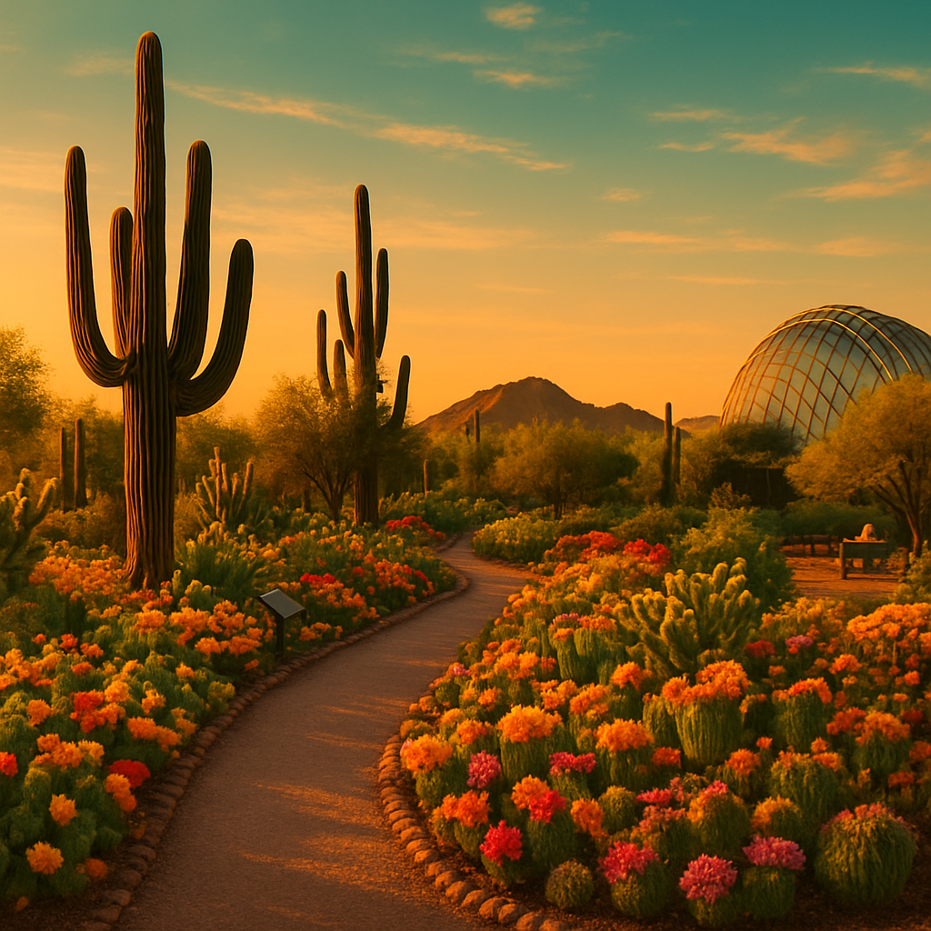 Desert Botanical Garden Phoenix paint by diamond