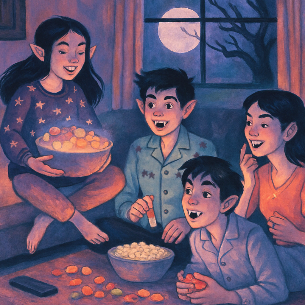 Suburban Vampire Sleepover DIY paint by diamonds