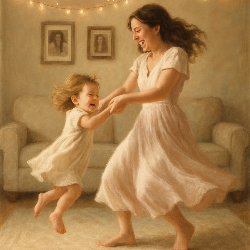 First Dance In The Living Room Painting by diamonds kit
