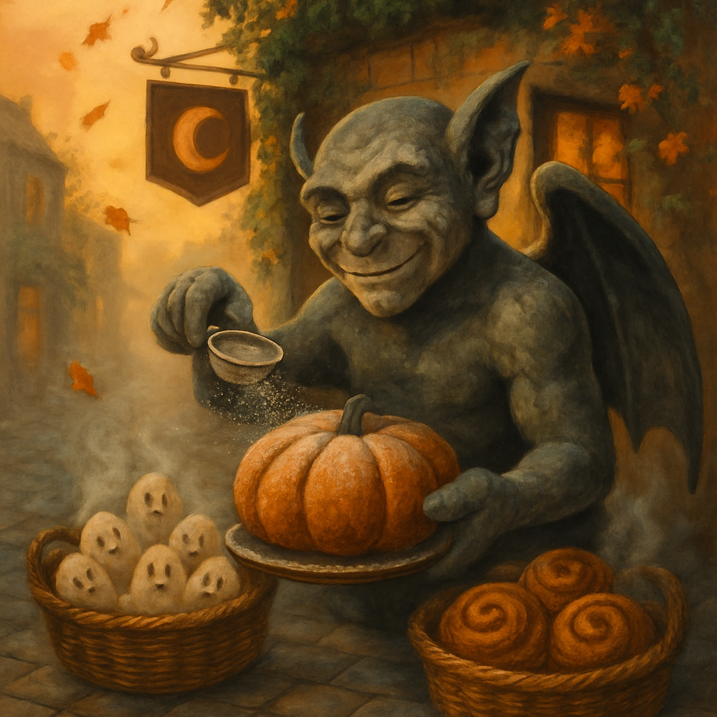 Harvest Gargoyle Bakery DIY paint by diamonds