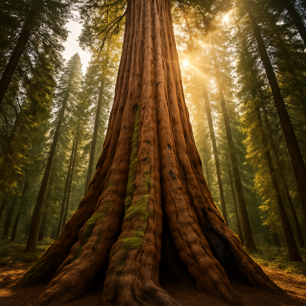 Giant Sequoia Sequoiadendron Giganteum paint by diamonds