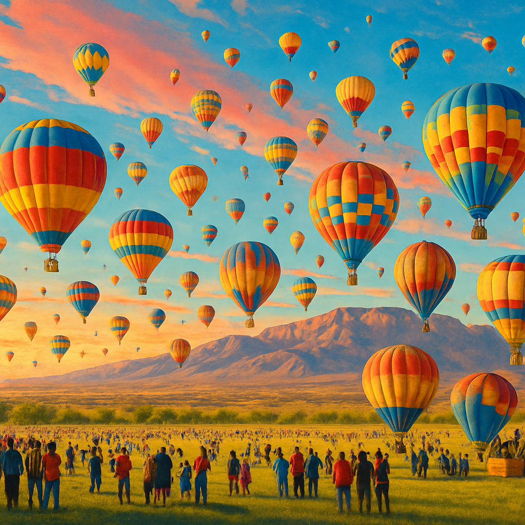 Albuquerque International Balloon Fiesta painting diamond kit