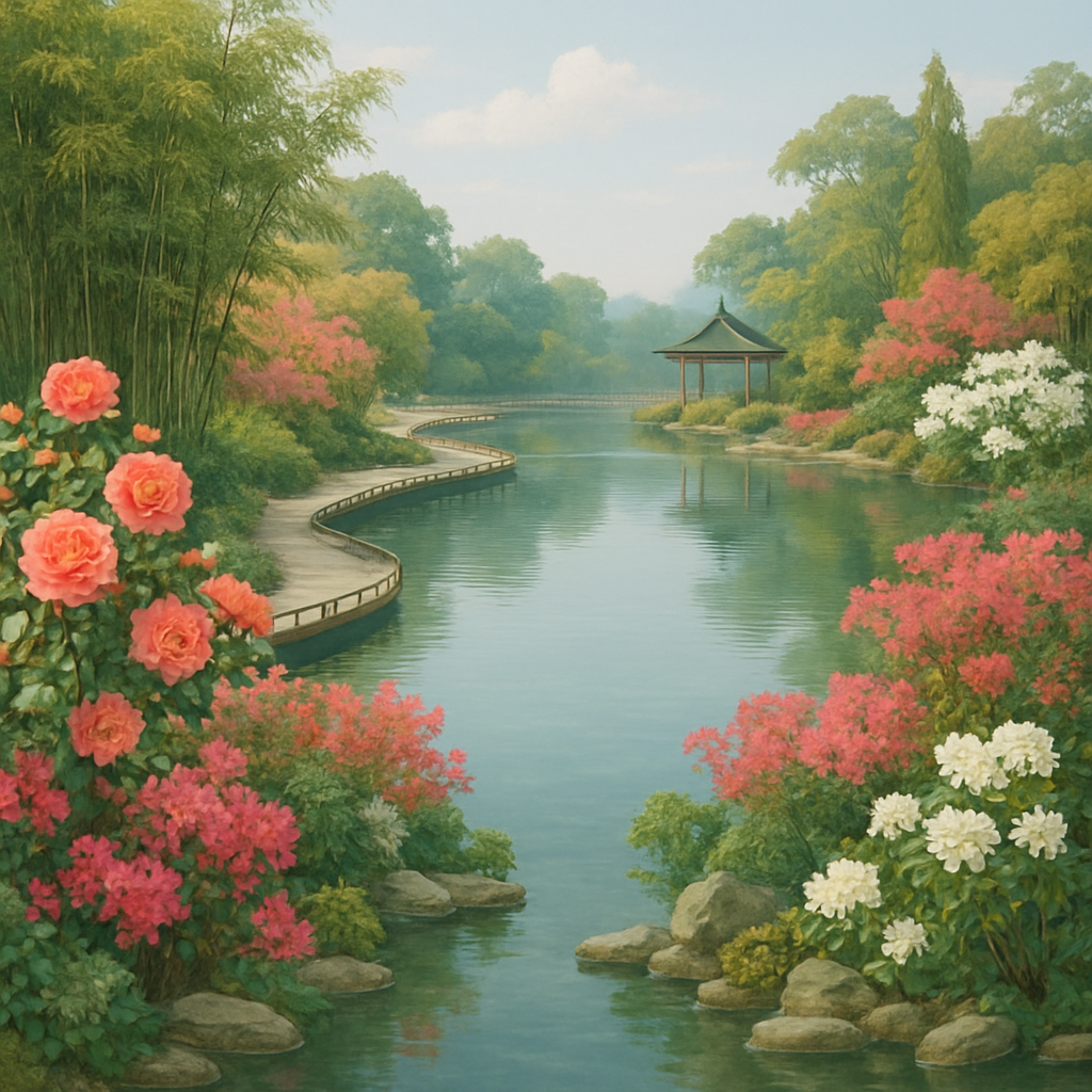 Shenzhen Fairy Lake Botanical Garden painting diamond kit