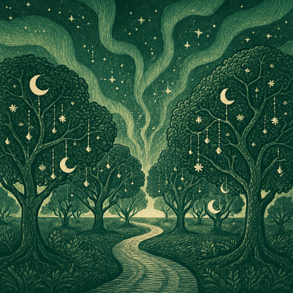 Celestial Orchard Path 5D DIY Paint By Diamond Kit – Original Paint By ...