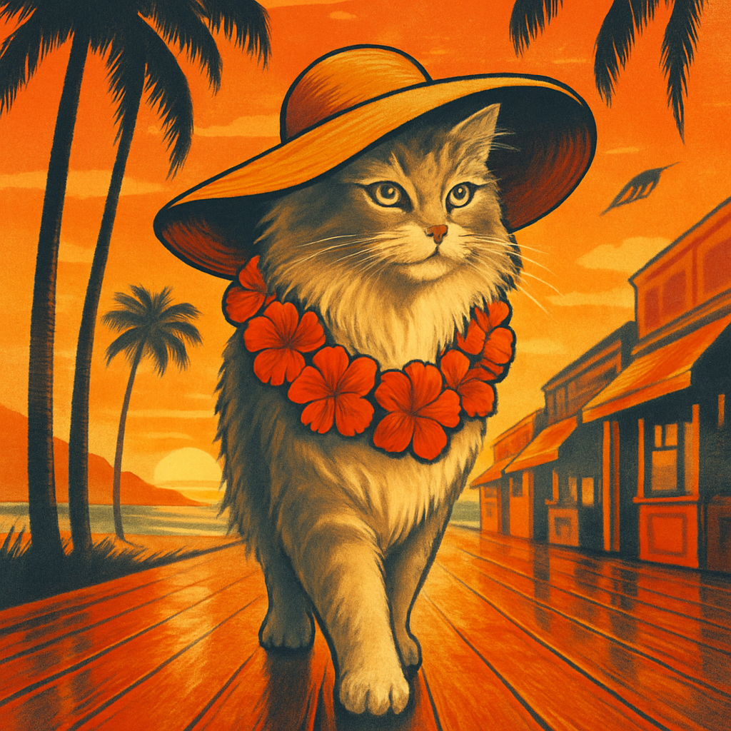 Sun Hat Promenade paint by color