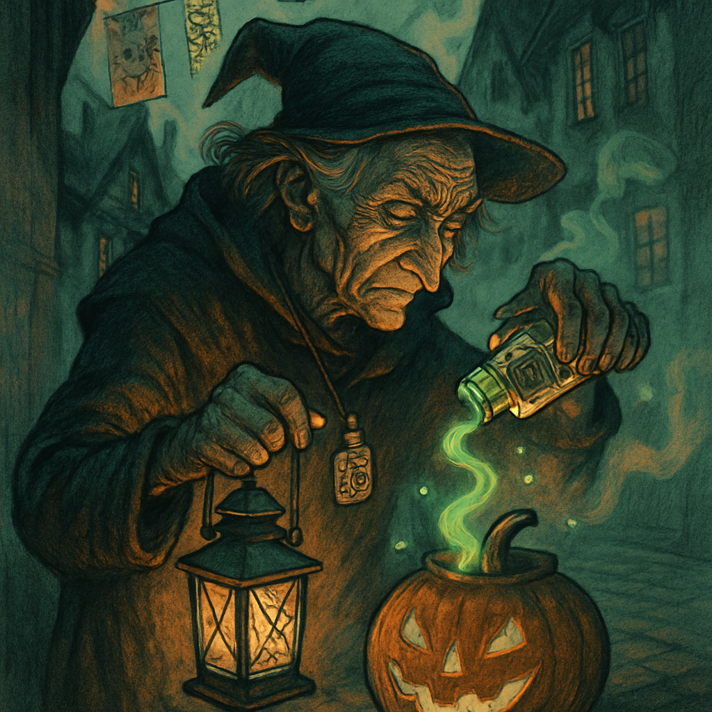 Lantern Alchemist Of Hollow Row DIY paint by diamonds