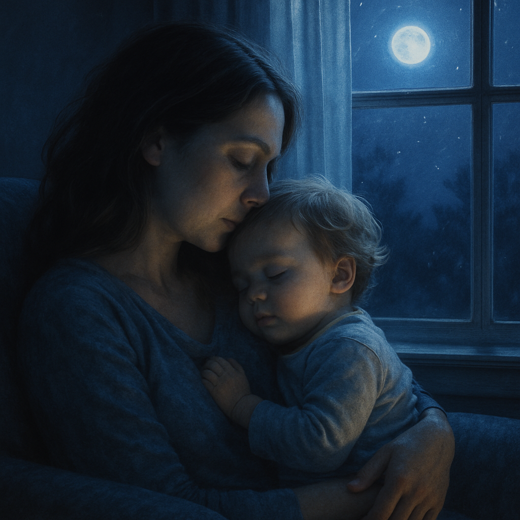 Moonlight Lullaby By The Window Paint by diamonds kits
