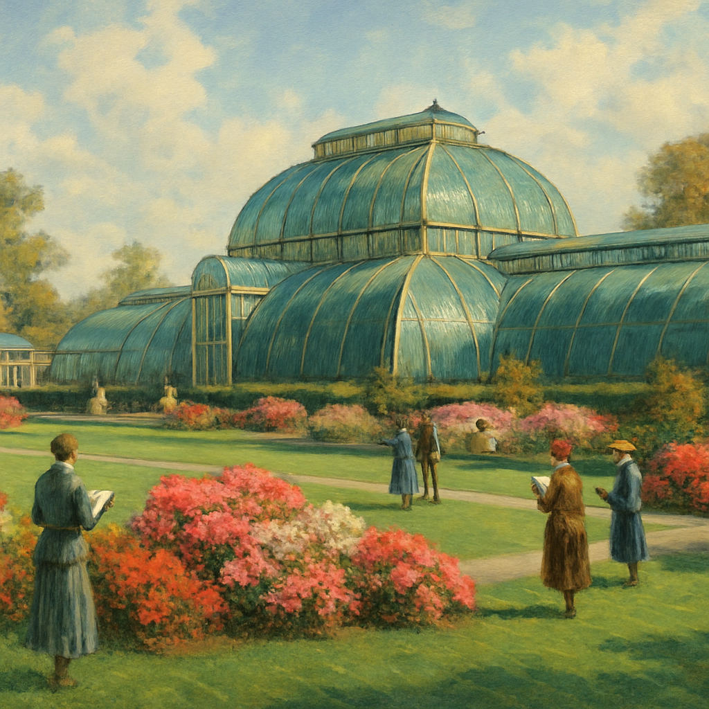Royal Botanic Gardens Kew Painting by diamonds kit