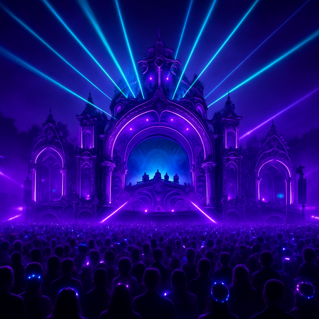 Tomorrowland paint by color